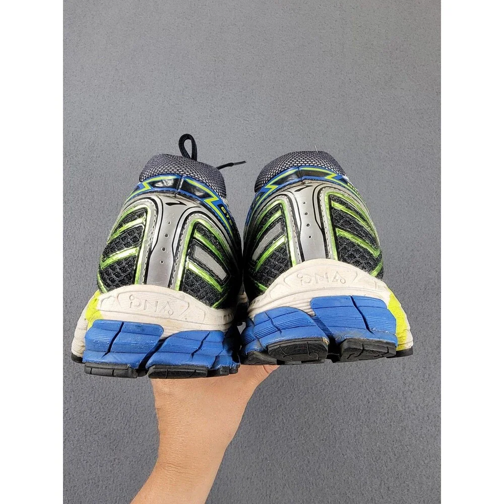 Brooks Adrenaline GTS 15 Shoes‎ Mens Size 10 Blue Gray Running Athletic Sneakers